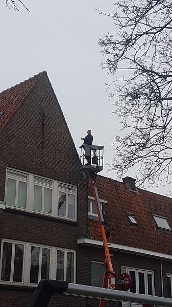  stormschade dak Rotterdam